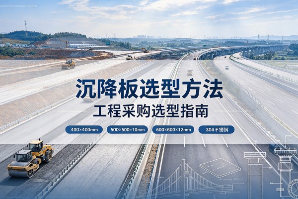 建水沉降板选择方法