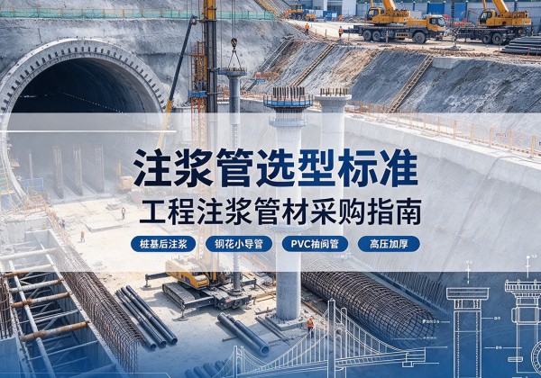 建水注浆管选型标准